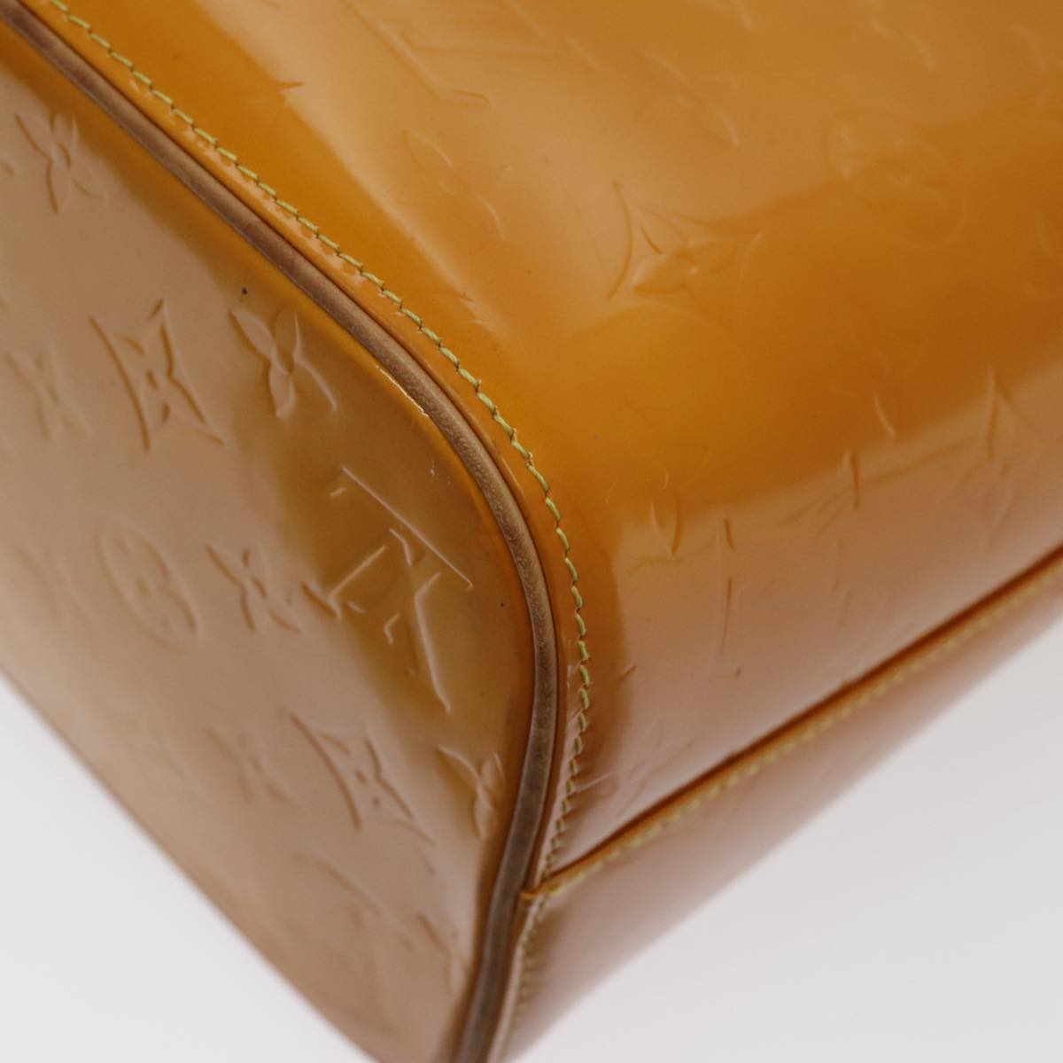 Louis Vuitton Houston Brown Patent Leather Handbag