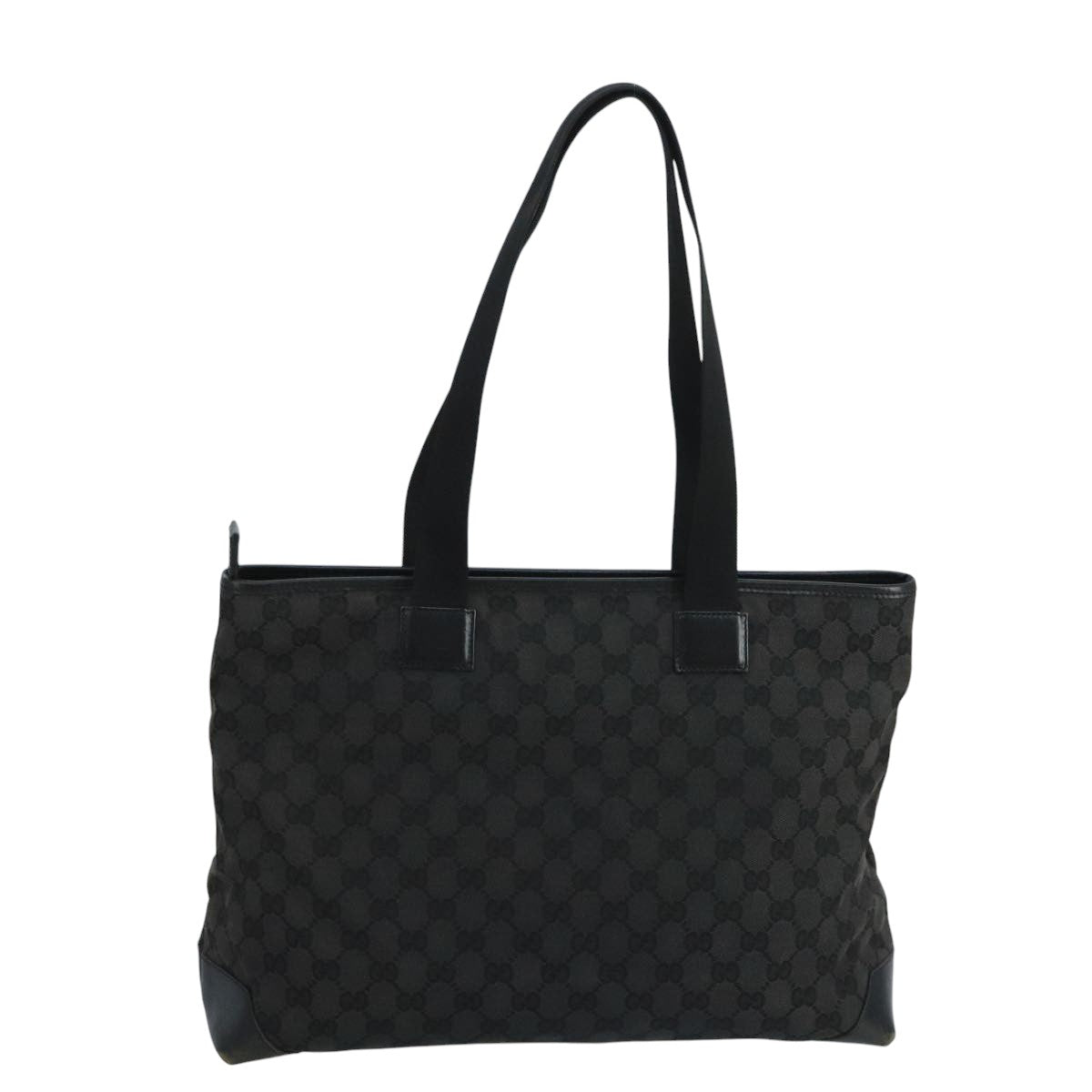 Gucci Black Canvas Tote Bag