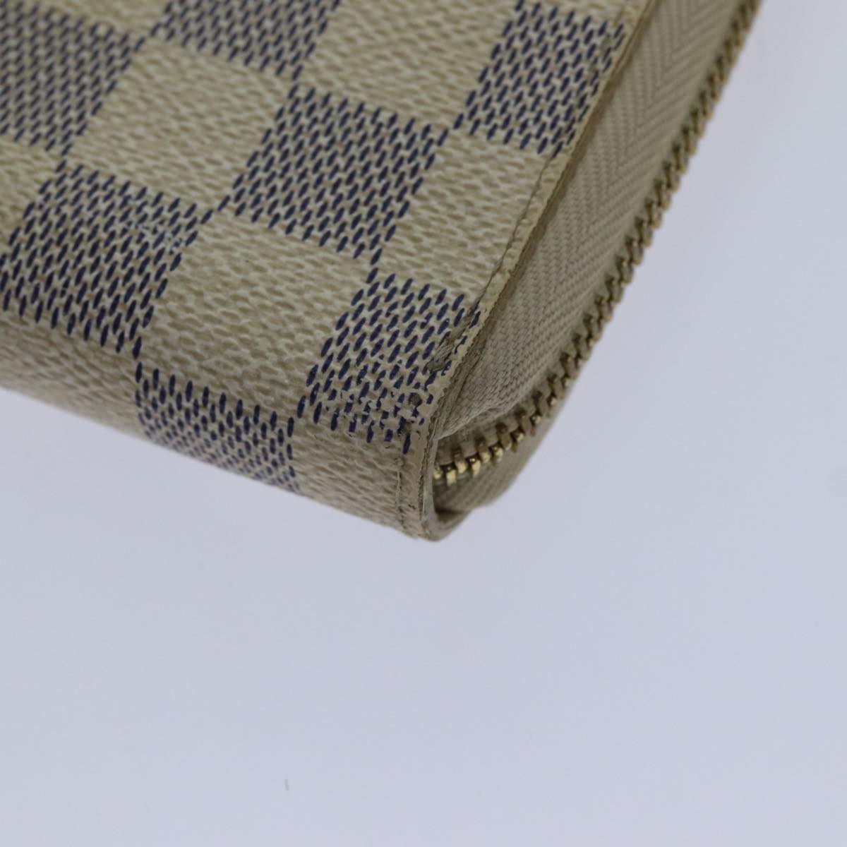 Louis Vuitton Zippy Wallet Blue Canvas Wallet