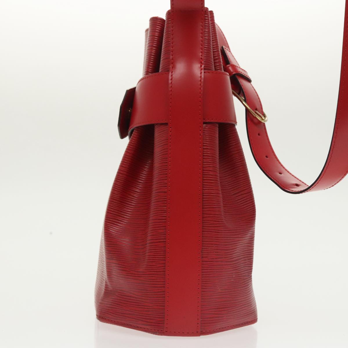 Louis Vuitton Sac D'épaule Red Leather Shoulder Bag