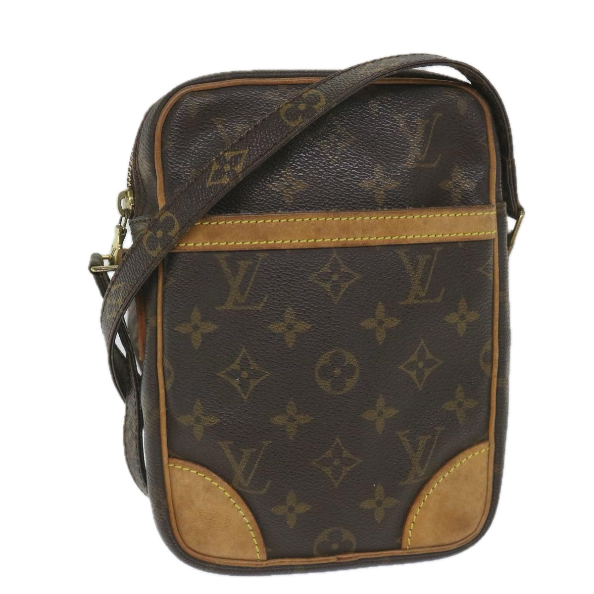Louis Vuitton Danube Brown Canvas Shoulder Bag