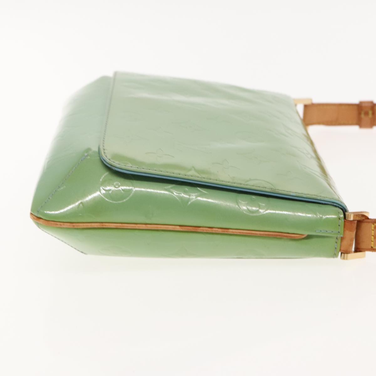 Louis Vuitton Thompson Street Green Patent Leather Shoulder Bag