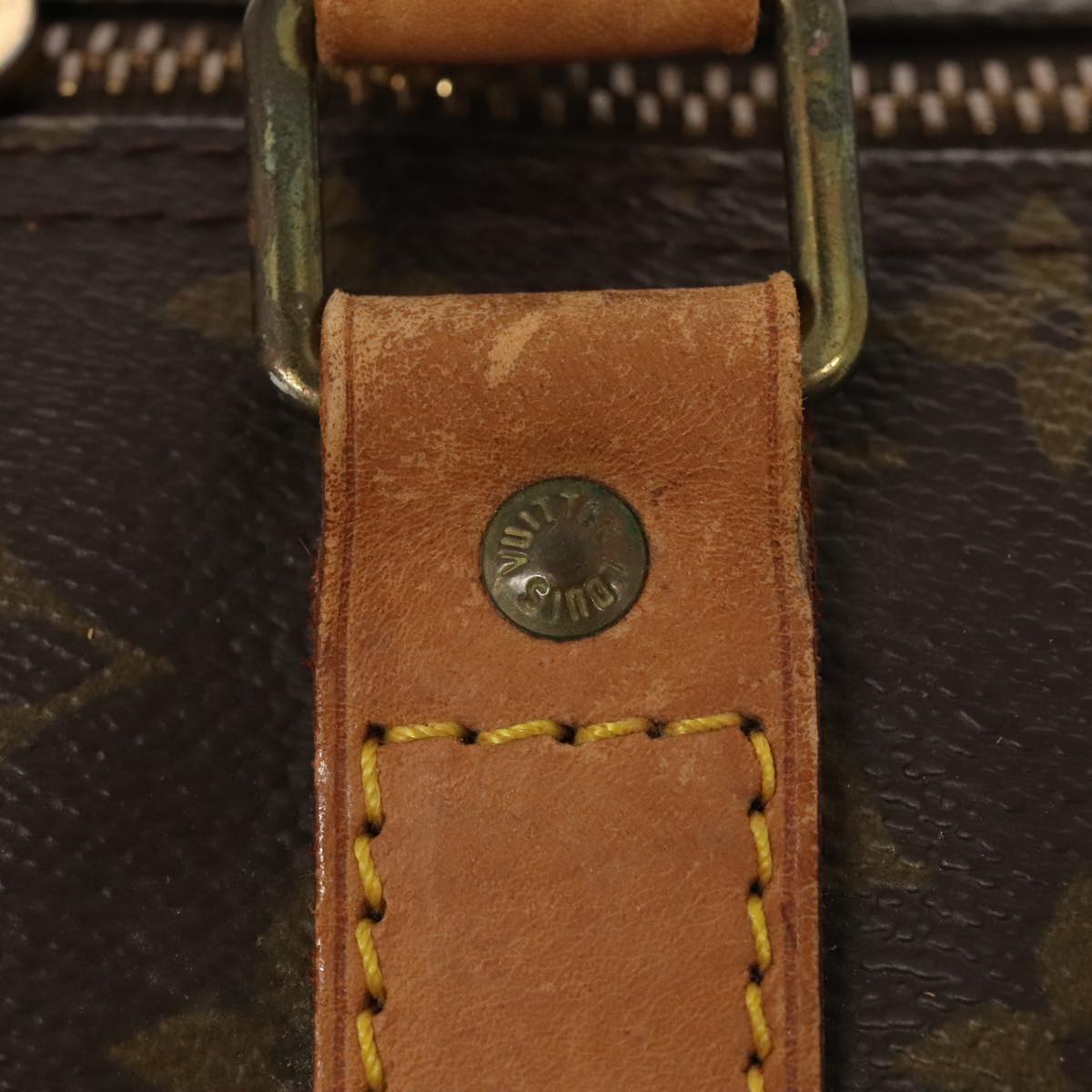 Louis Vuitton Keepall 60 Brown Canvas Travel Bag