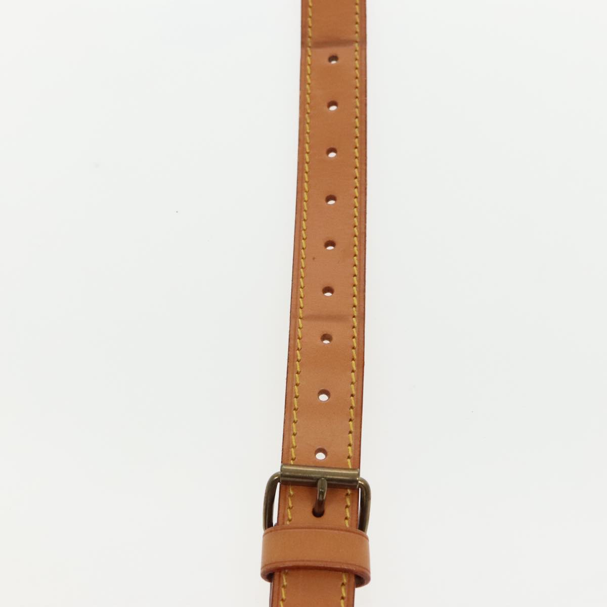 Louis Vuitton Shoulder Strap Beige Leather Bag Jewelry