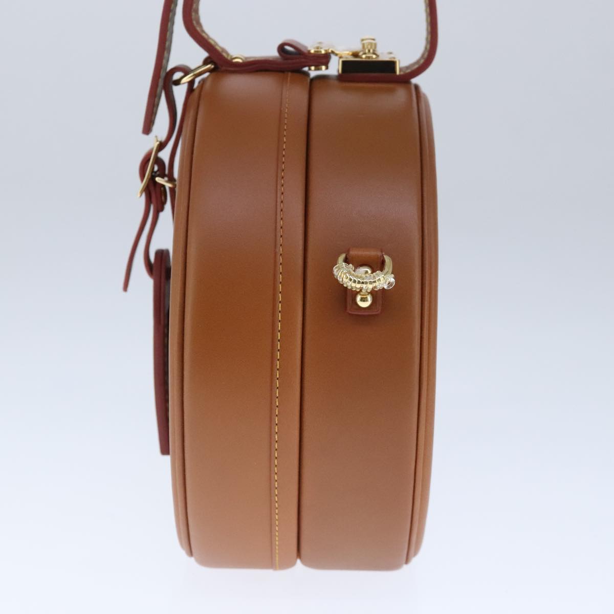 Louis Vuitton Petite Boite Chapeau Brown Leather Shoulder Bag