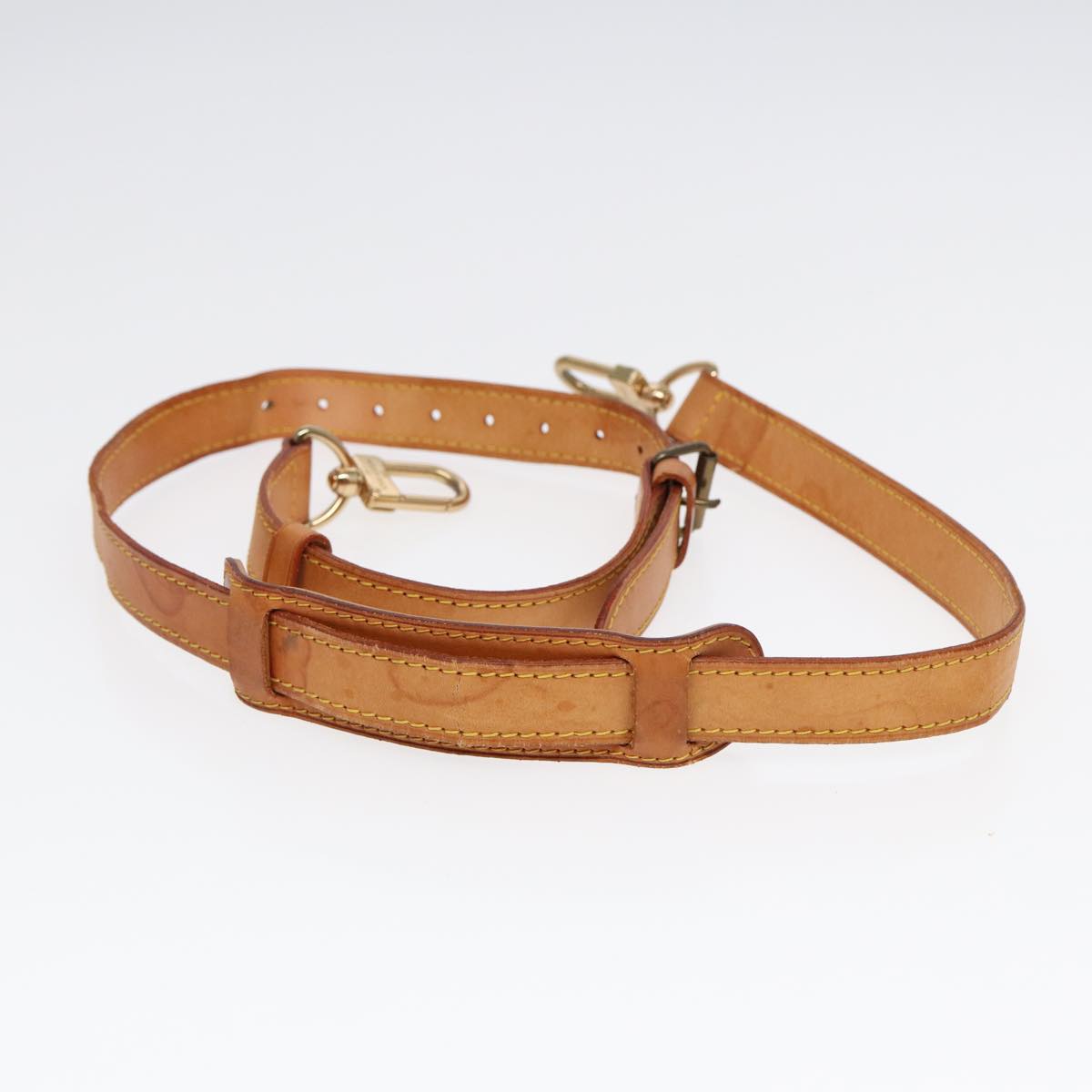 Louis Vuitton Bandoulière De Sac Beige Leather Bag Jewelry