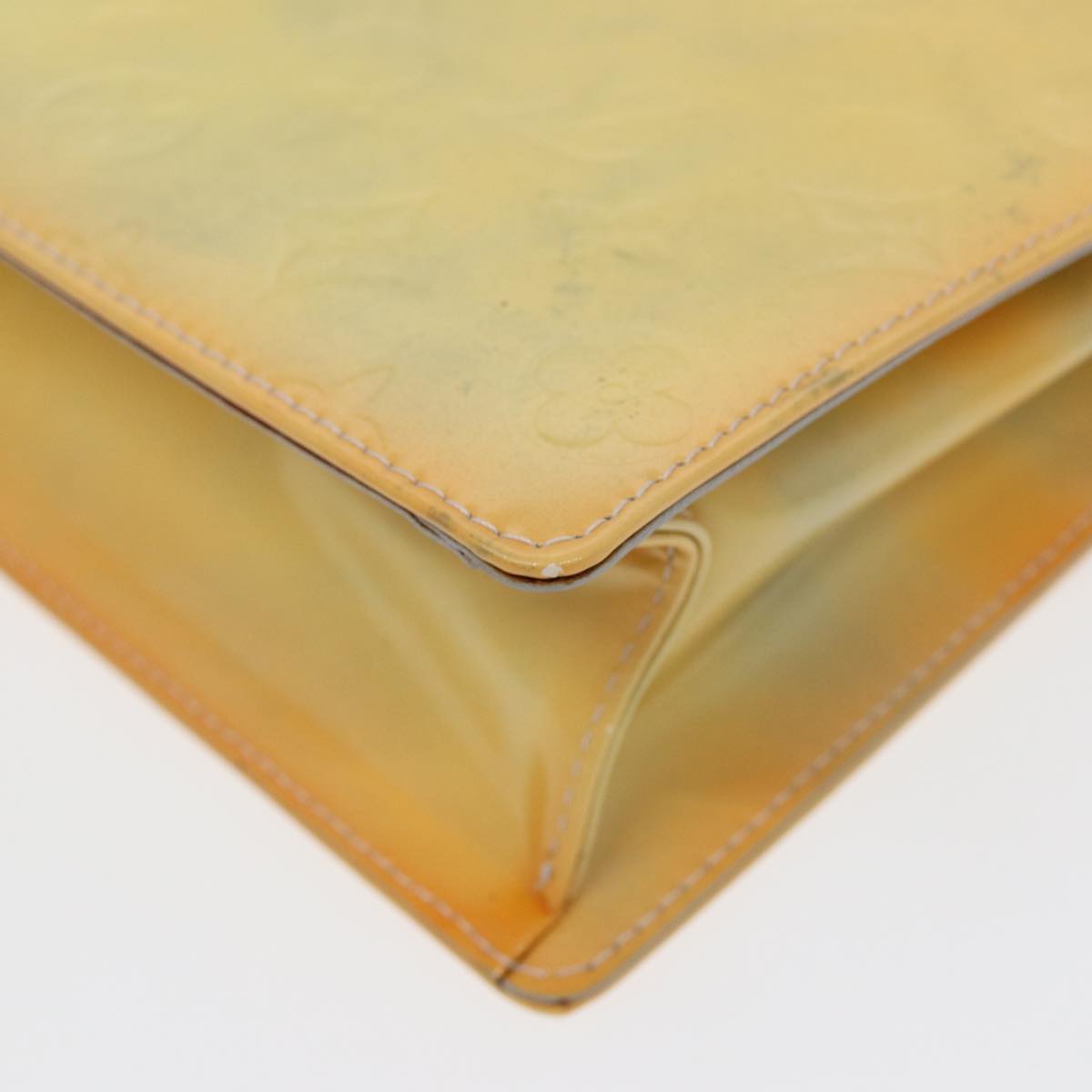 Louis Vuitton Spring Street Yellow Patent Leather Handbag