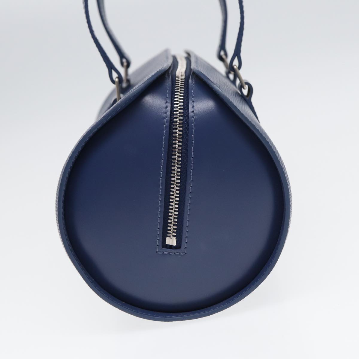 Louis Vuitton Papillon 30 Blue Leather Handbag