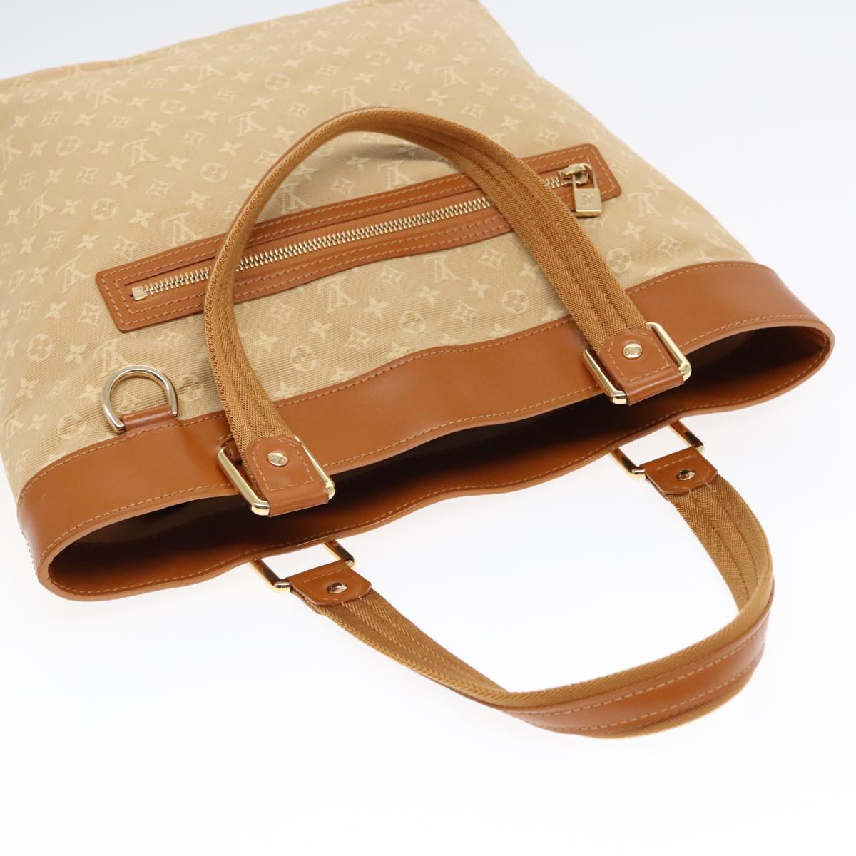 Louis Vuitton Lucille Beige Canvas Tote Bag