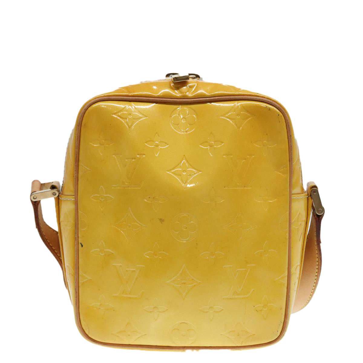 Louis Vuitton Wooster Yellow Patent Leather Shoulder Bag
