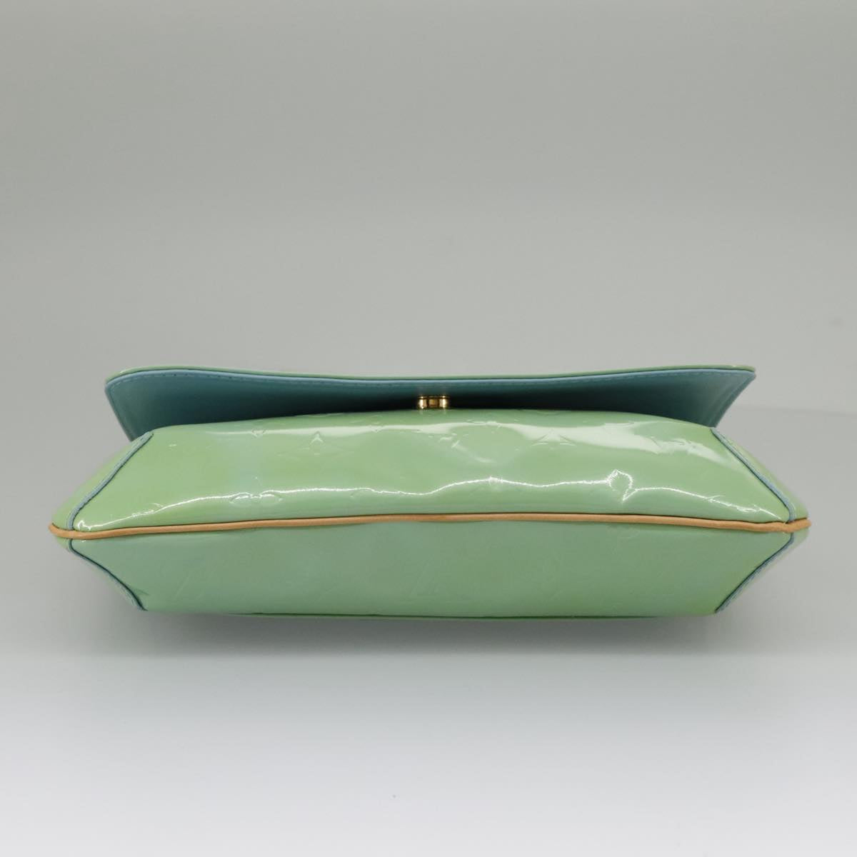 Louis Vuitton Thompson Street Green Patent Leather Shoulder Bag