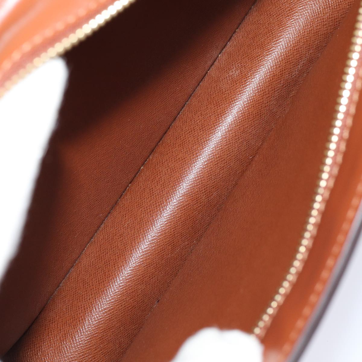 Louis Vuitton Pochette A4 Brown Canvas Clutch Bag