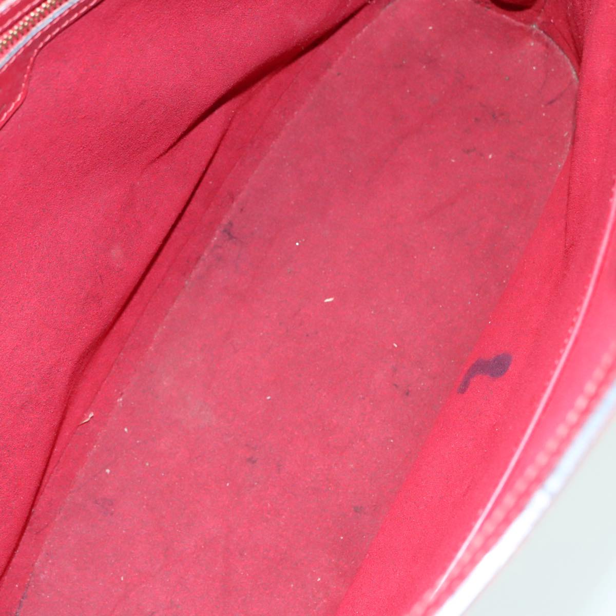 Louis Vuitton Lussac Red Leather Shoulder Bag