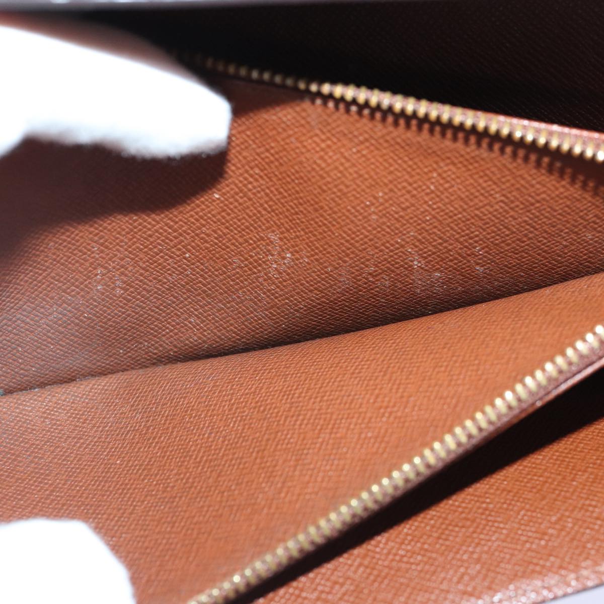 Louis Vuitton Sarah Brown Canvas Wallet