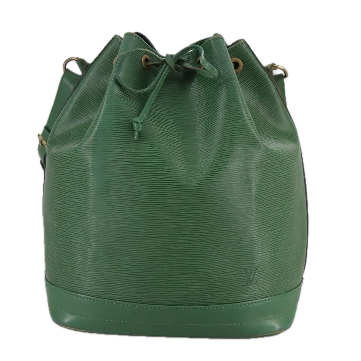 Louis Vuitton Noe Green Leather Shoulder Bag ()