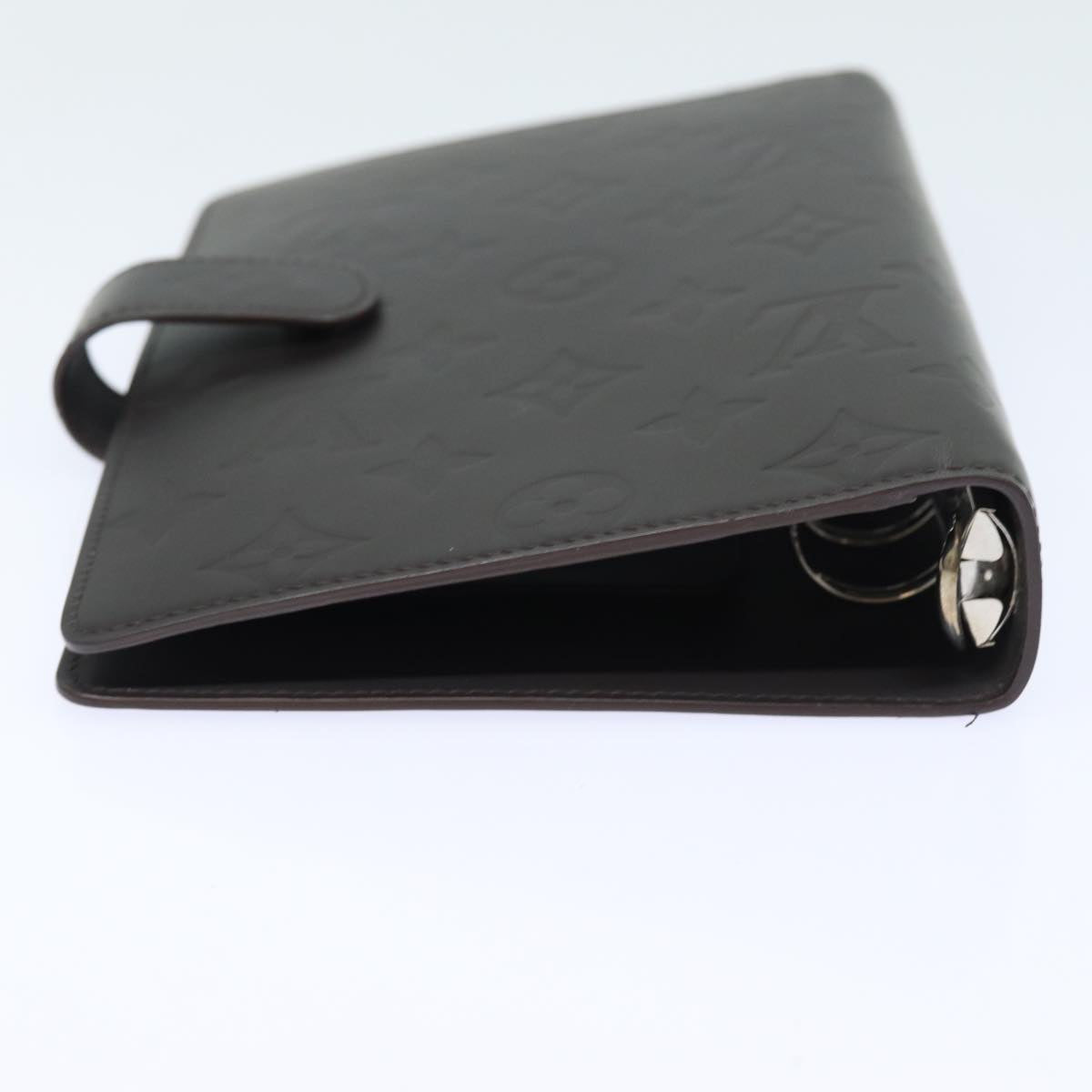 Louis Vuitton Agenda Mm Brown Leather Wallet