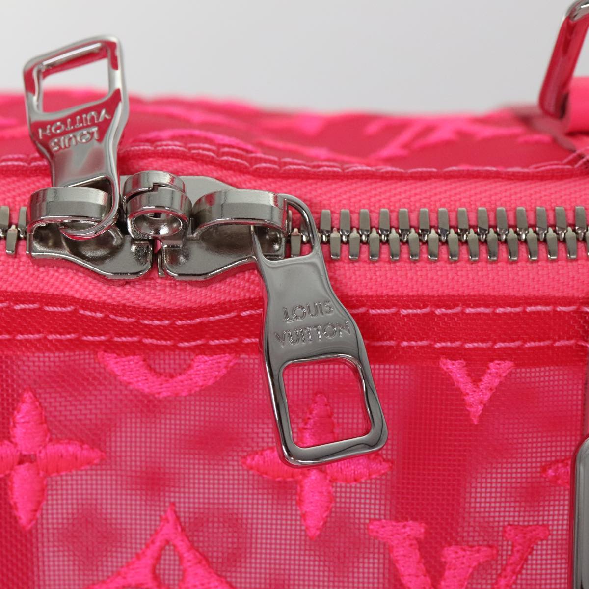 Louis Vuitton Keepall Bandouliere 50 Pink Canvas Travel Bag