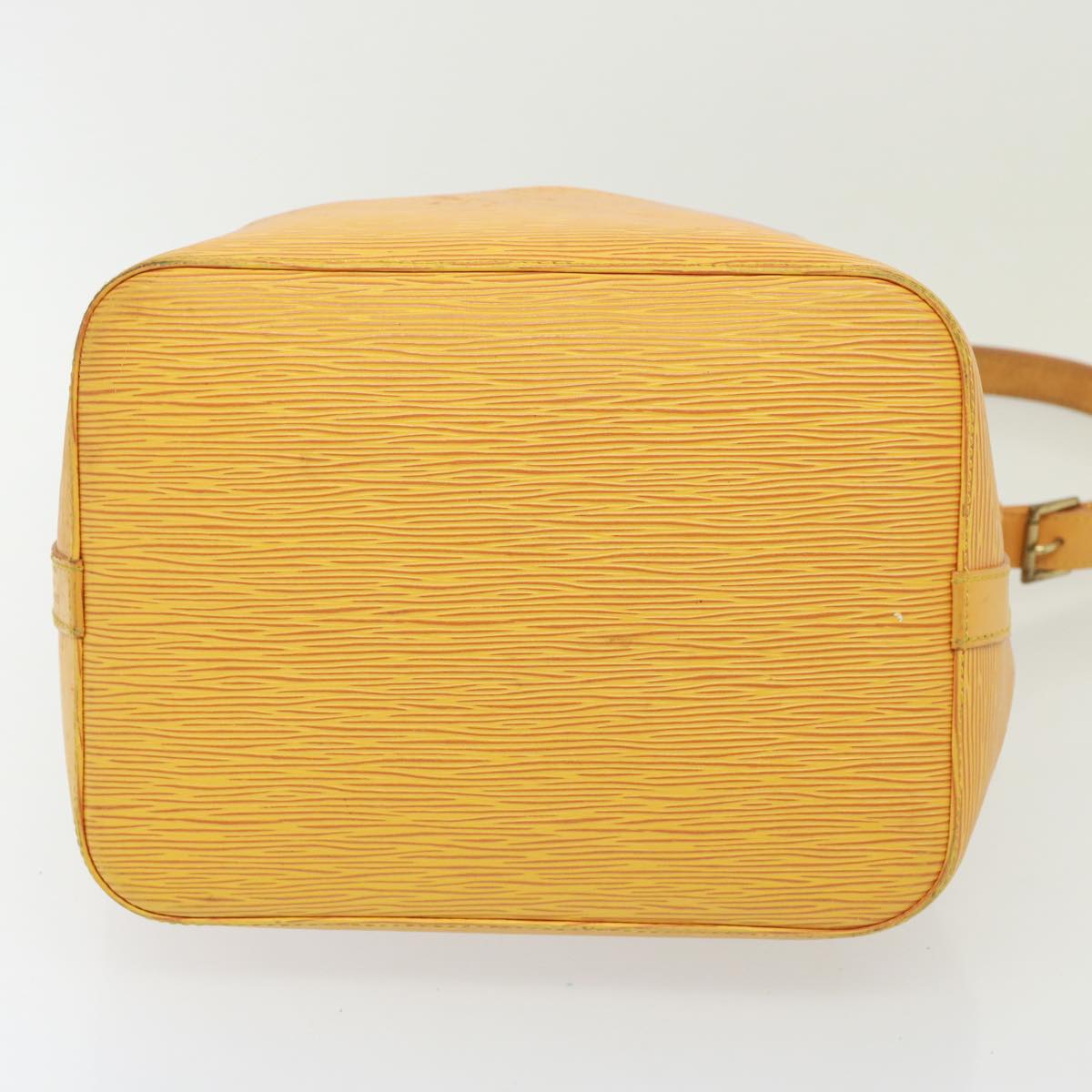 Louis Vuitton Petit Noé Yellow Leather Shoulder Bag