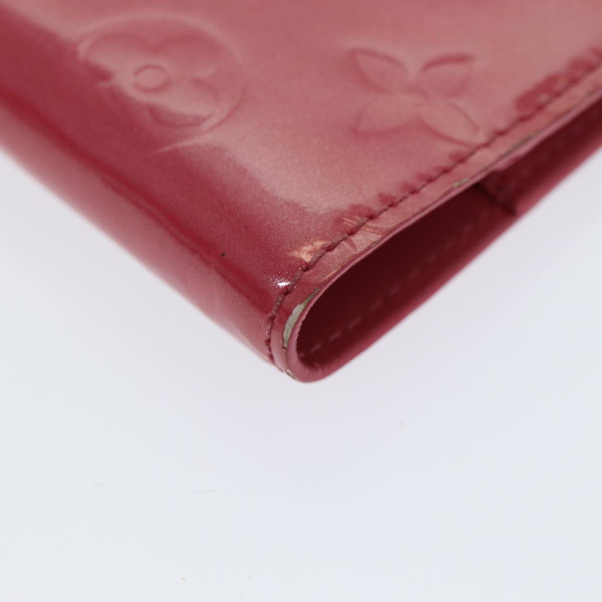 Louis Vuitton Agenda Pm Purple Patent Leather Wallet