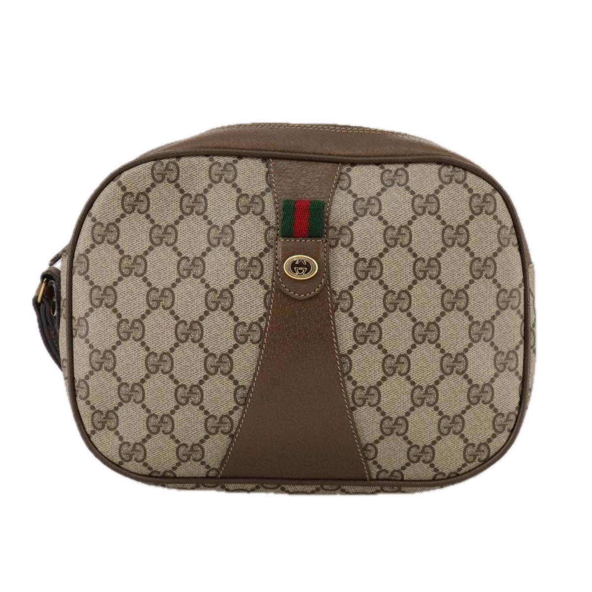 Gucci Gg Canvas Beige Canvas Clutch Bag