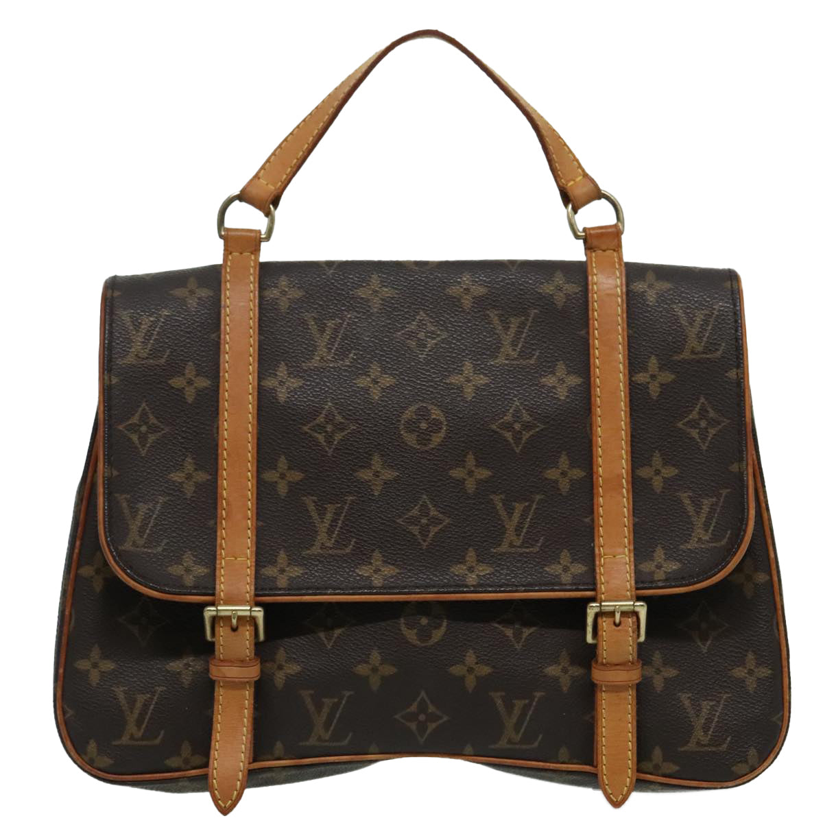 Louis Vuitton Marelle Brown Canvas Backpack Bag