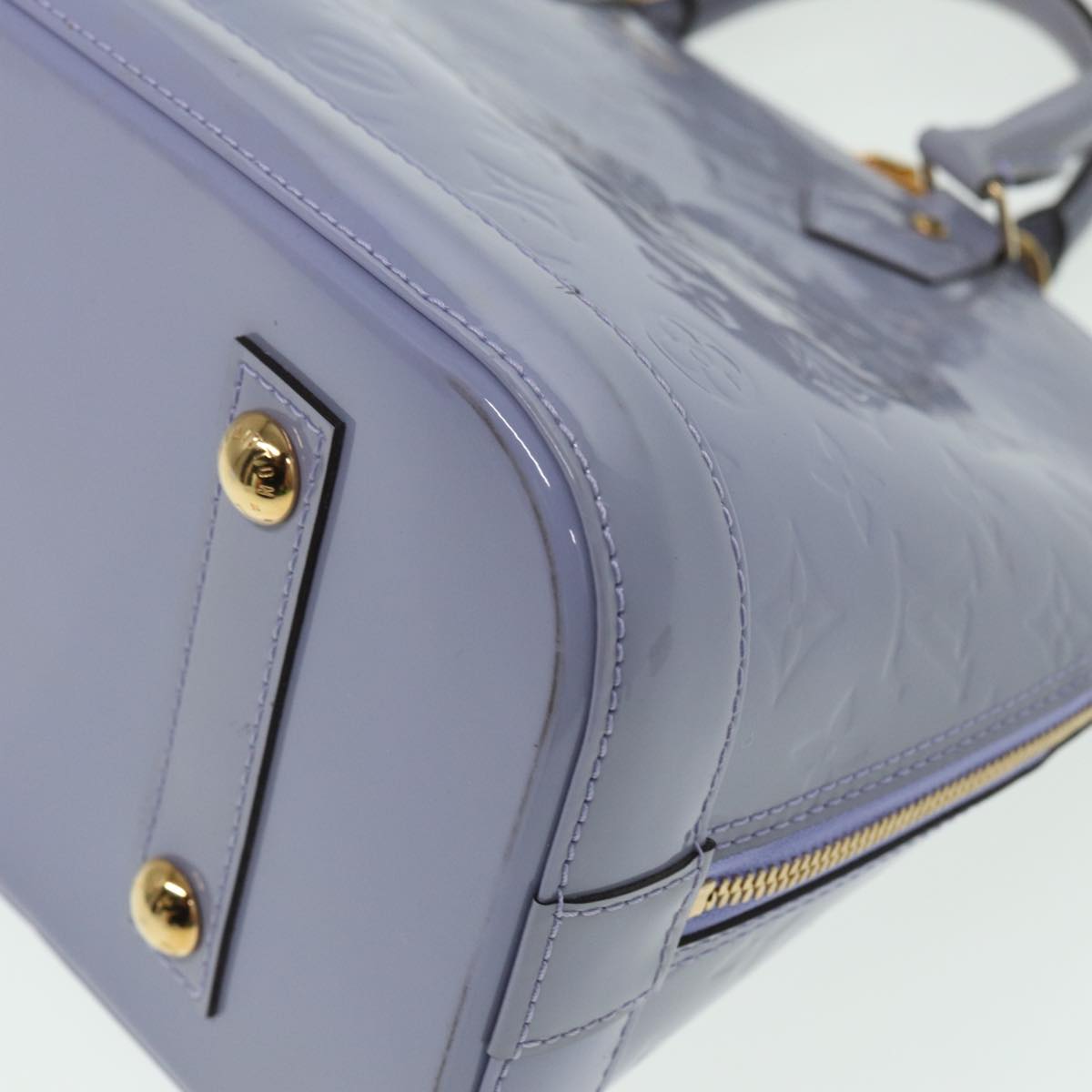 Louis Vuitton Alma Black Patent Leather Handbag