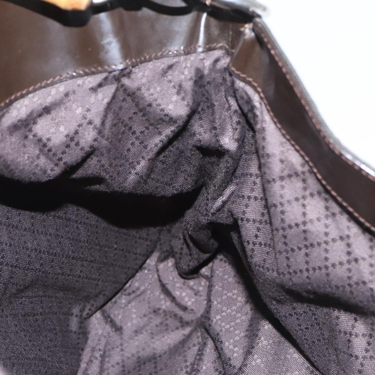 Gucci Bamboo Black Synthetic Handbag