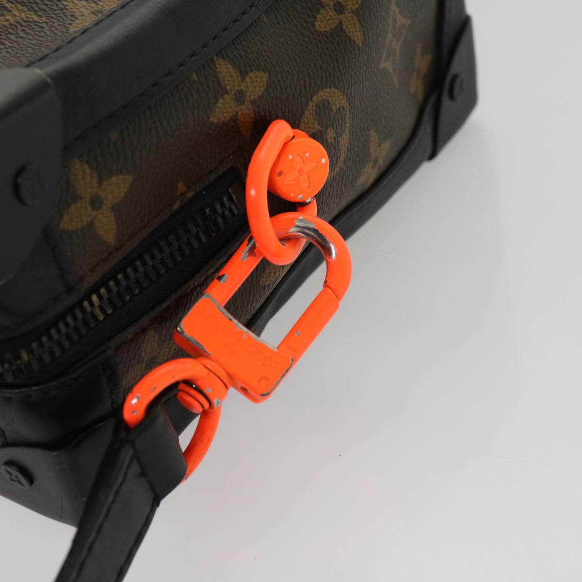 Louis Vuitton Trunk Brown Canvas Shoulder Bag