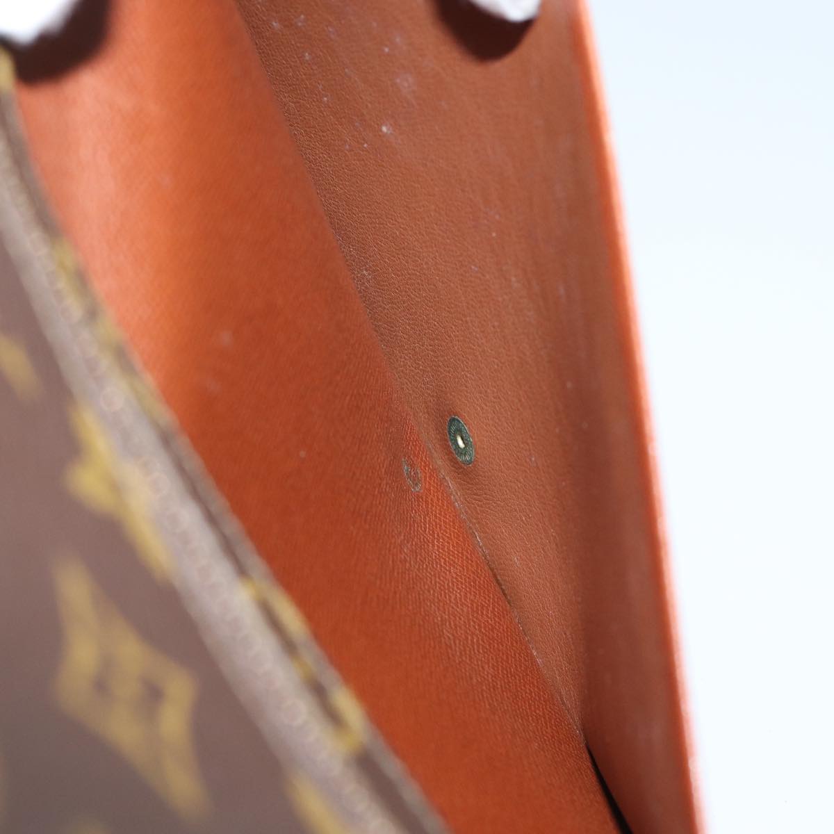 Louis Vuitton Pochette Rabat Brown Canvas Clutch Bag