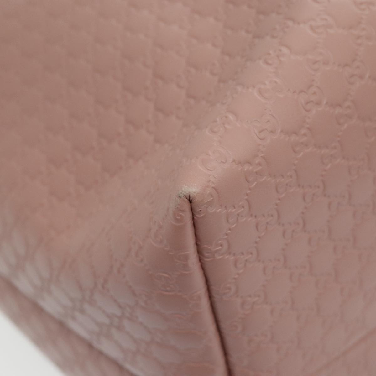 Gucci Micro Guccissima Pink Leather Tote Bag