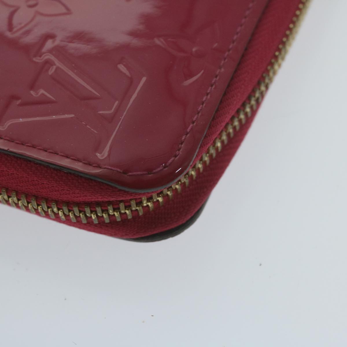 Louis Vuitton Zippy Wallet Pink Patent Leather Wallet