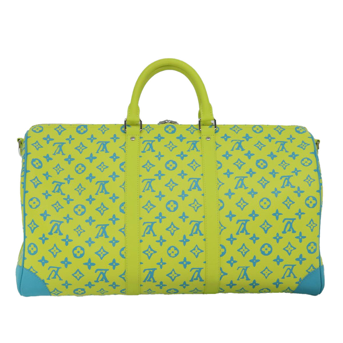 Louis Vuitton Keepall Bandouliere 50 Yellow Canvas Travel Bag