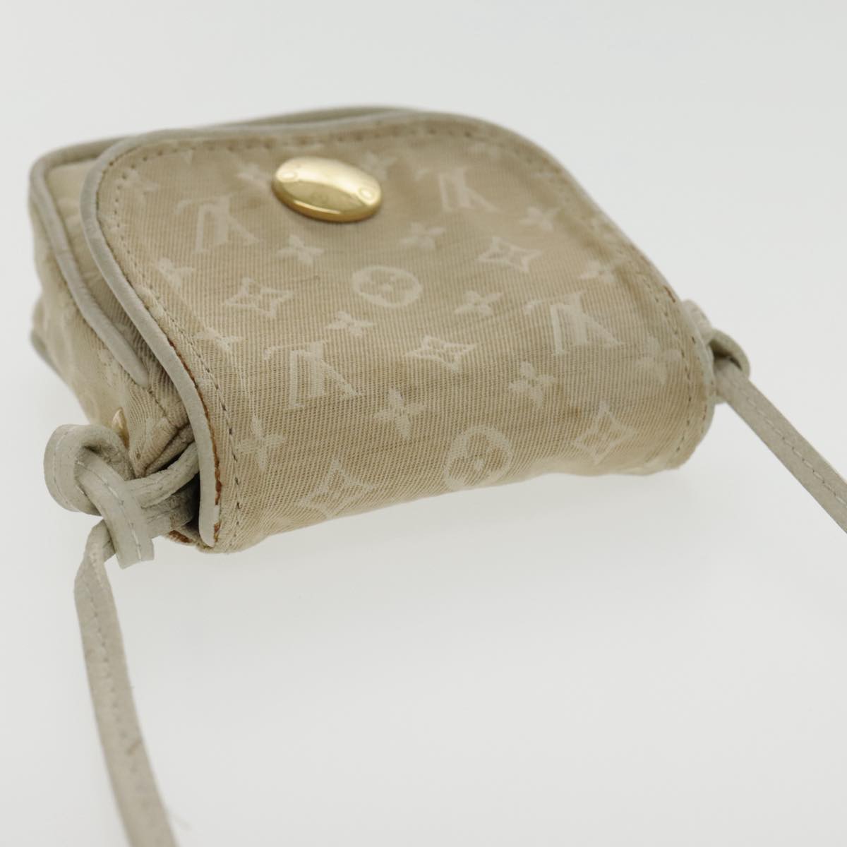 Louis Vuitton Mini Lin Beige Canvas Shoulder Bag