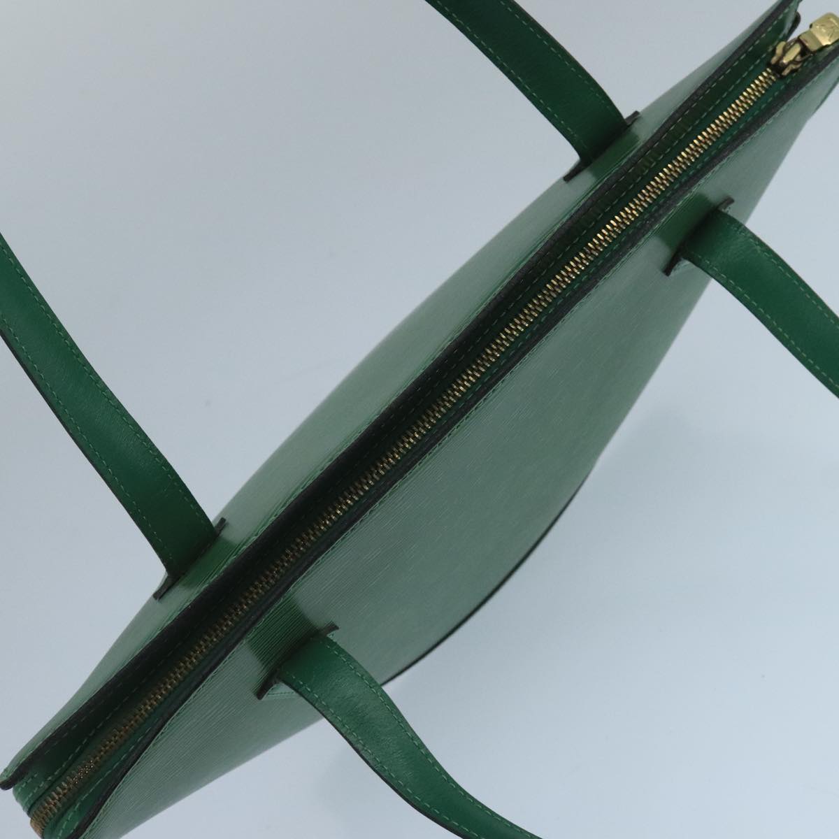 Louis Vuitton Saint Jacques Green Leather Shoulder Bag