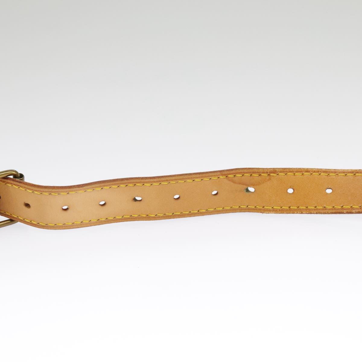 Louis Vuitton Shoulder Strap Beige Leather Bag Jewelry