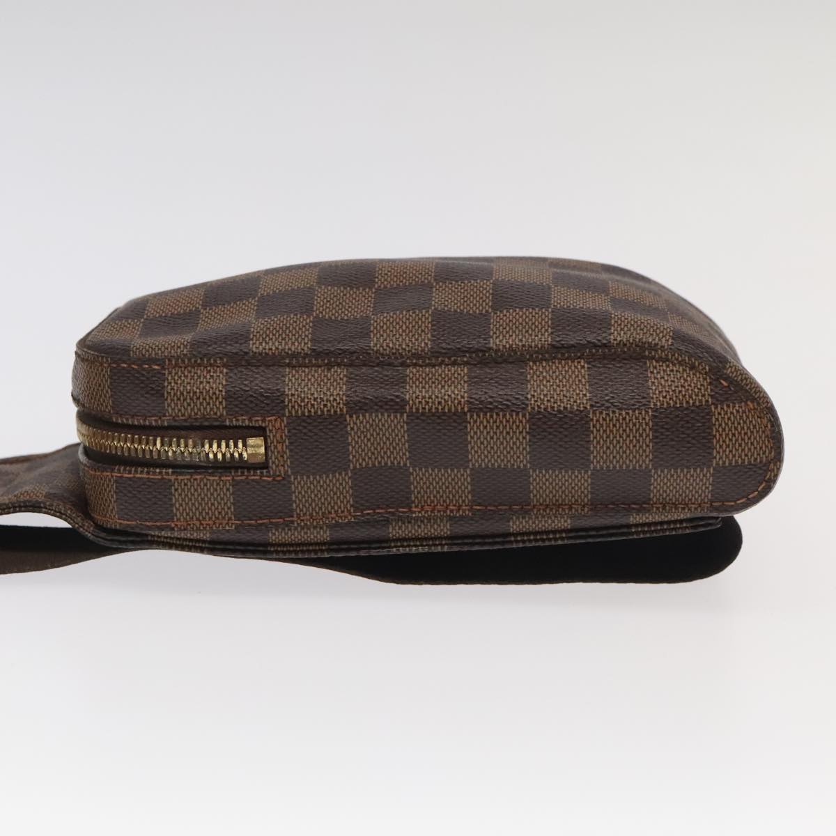 Louis Vuitton Geronimos Brown Canvas Shoulder Bag