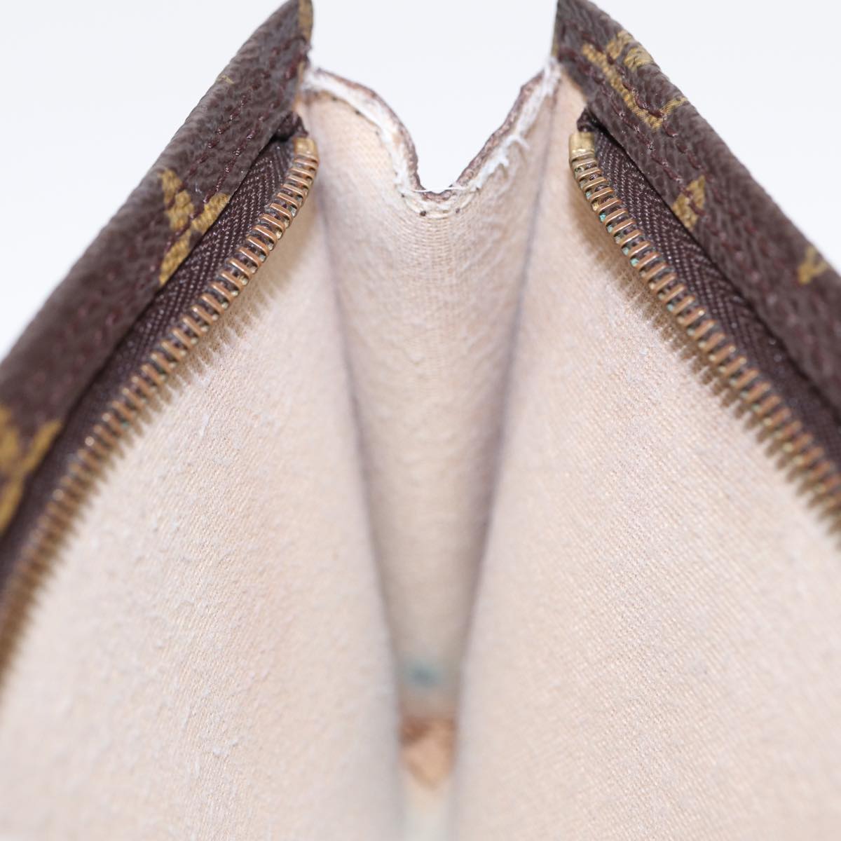 Louis Vuitton Trousse De Toilette Brown Canvas Wallet