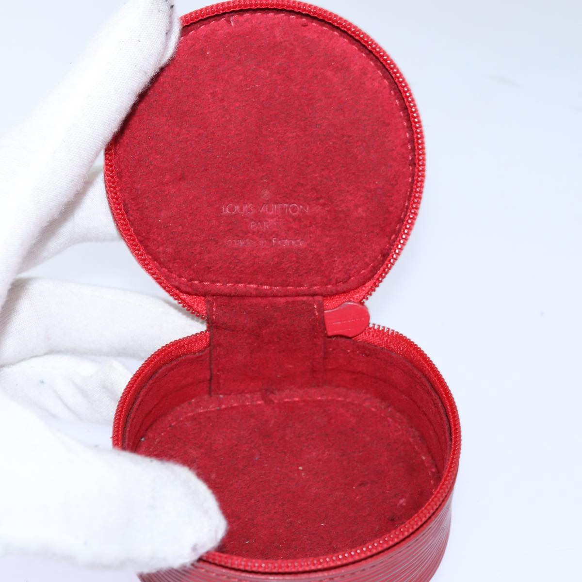 Louis Vuitton Ecrin Red Leather Jewelleryset Jewelry