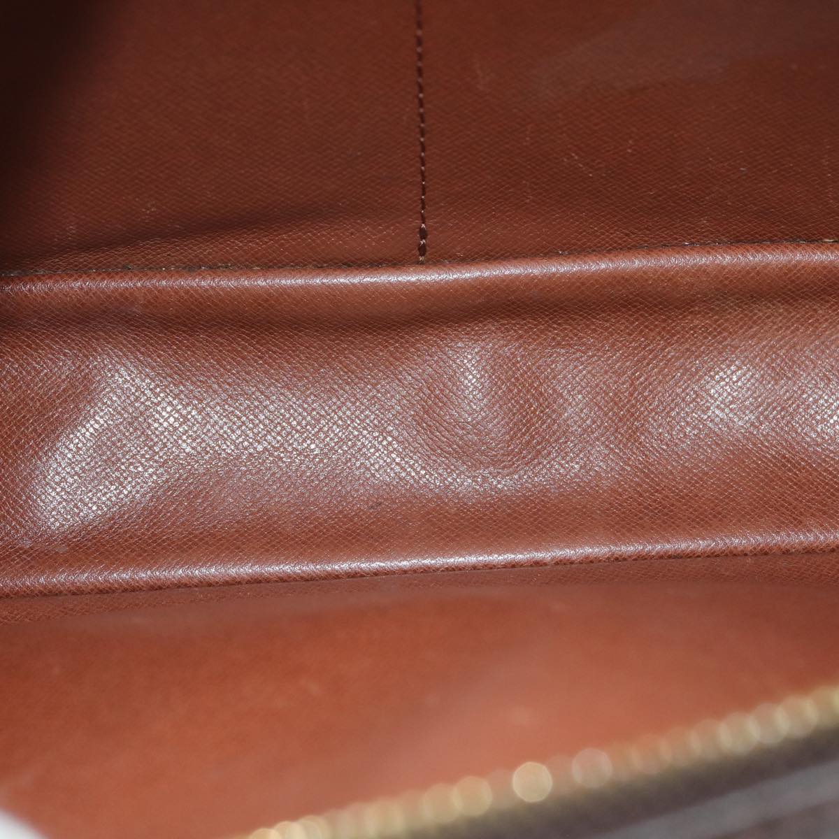 Louis Vuitton Compiegne 28 Brown Canvas Clutch Bag