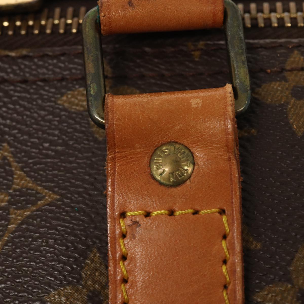 Louis Vuitton Keepall 60 Brown Canvas Travel Bag