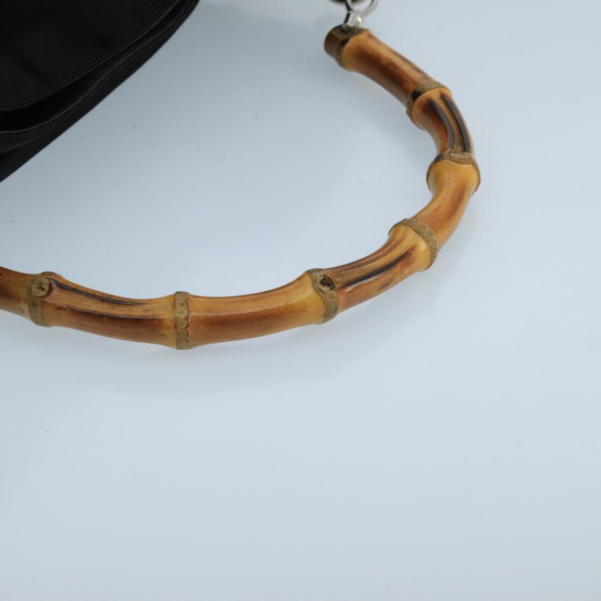 Gucci Bamboo Black Synthetic Handbag