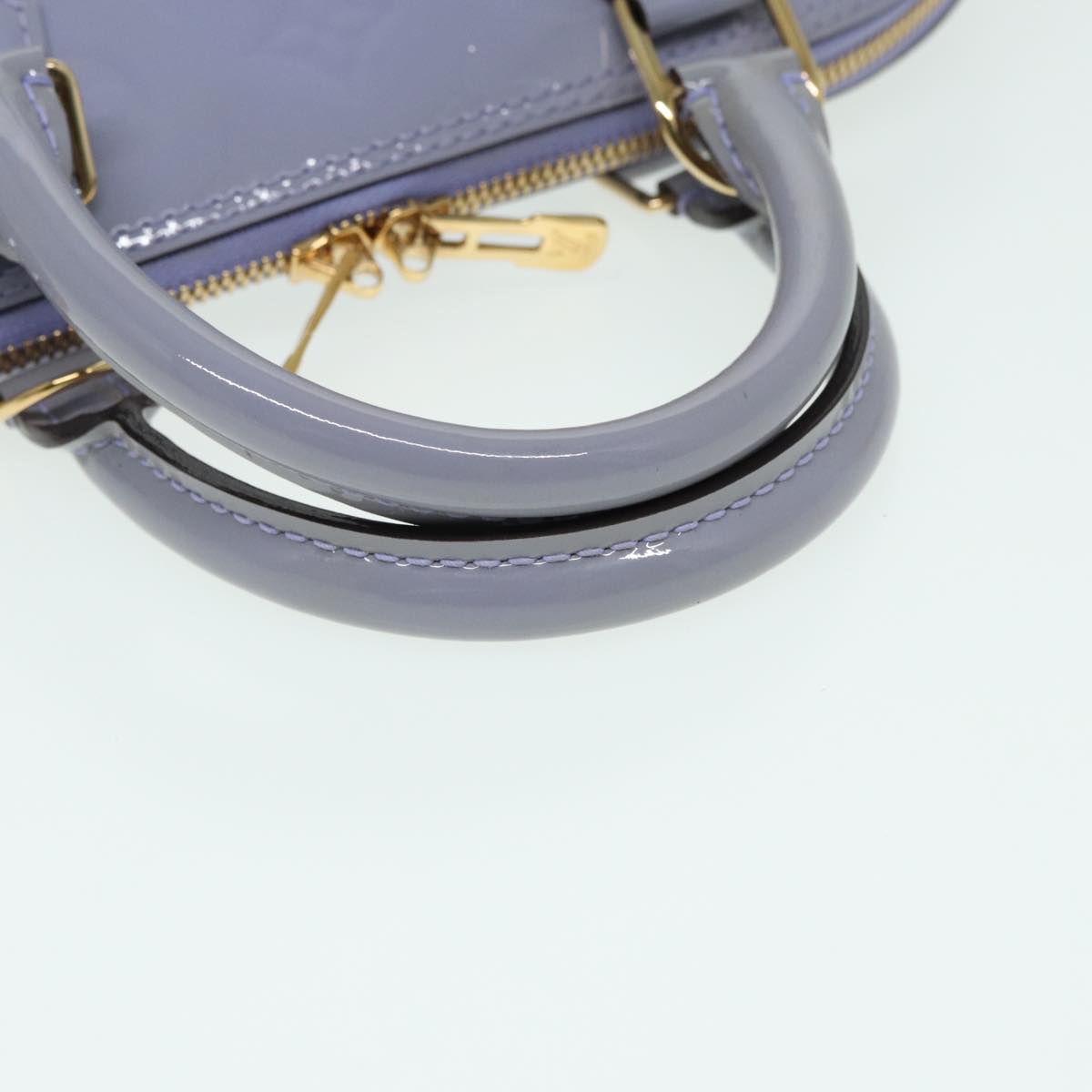 Louis Vuitton Alma Black Patent Leather Handbag