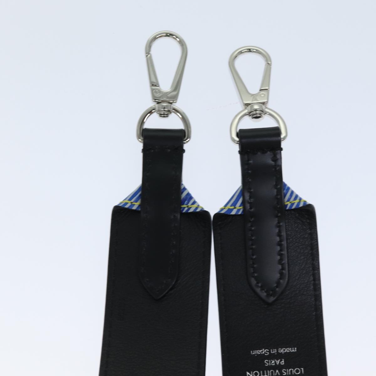 Louis Vuitton Bandoulière De Sac Blue Leather Bag Jewelry