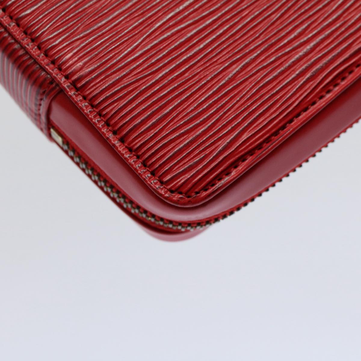 Louis Vuitton Agenda Cover Red Leather Wallet