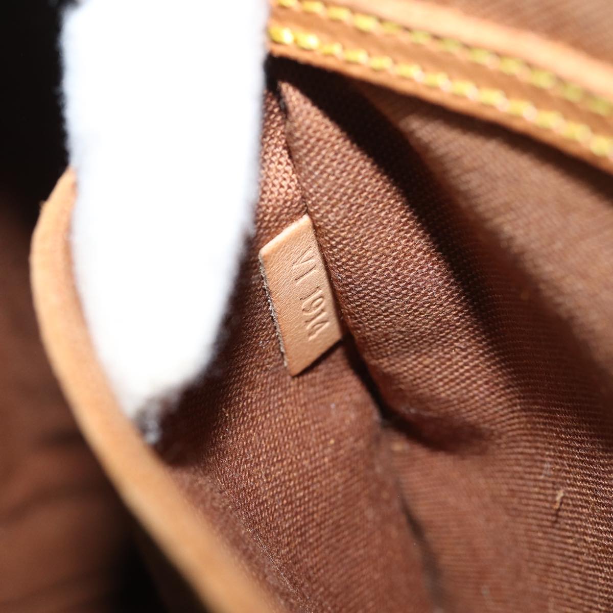 Louis Vuitton Alma Brown Canvas Handbag