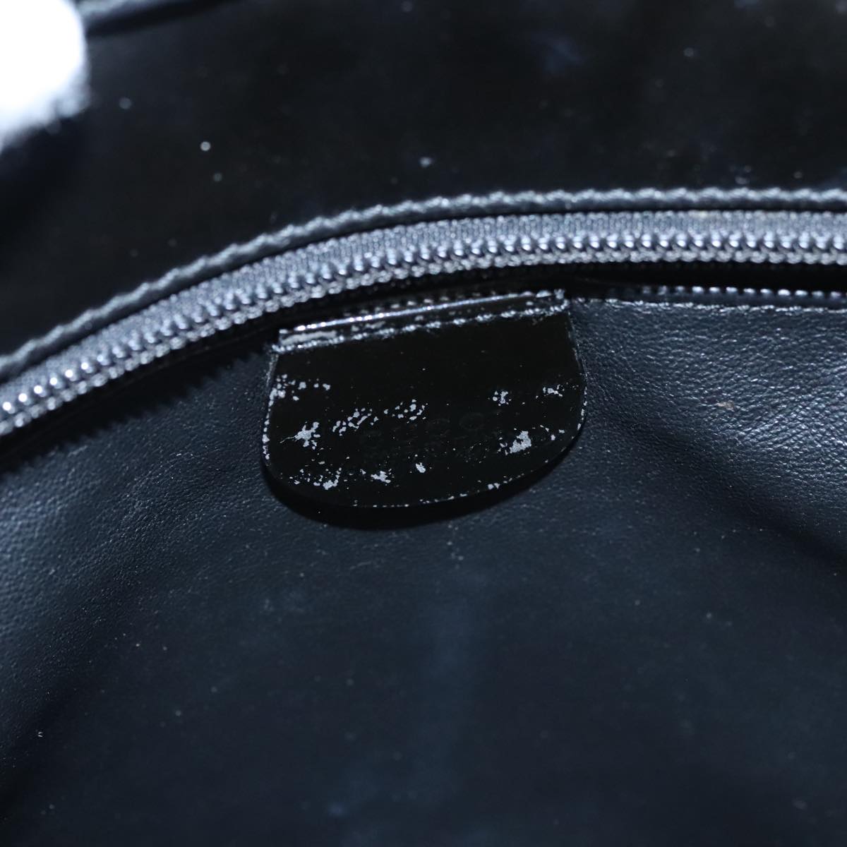 Gucci Bamboo Black Patent Leather Handbag