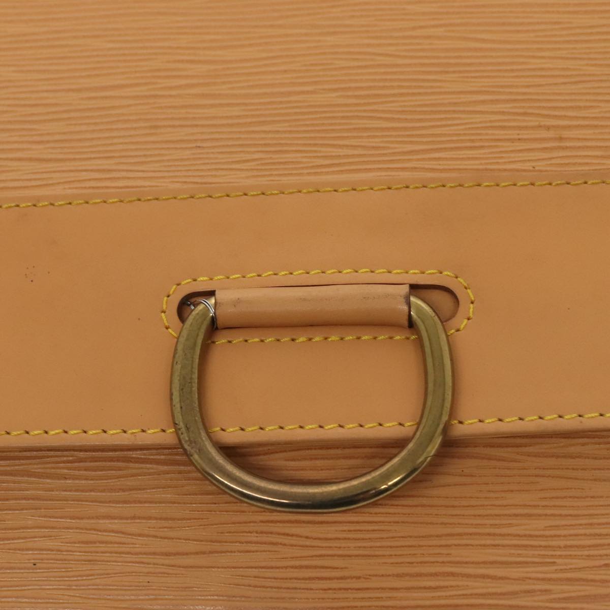 Louis Vuitton Jena Beige Leather Clutch Bag