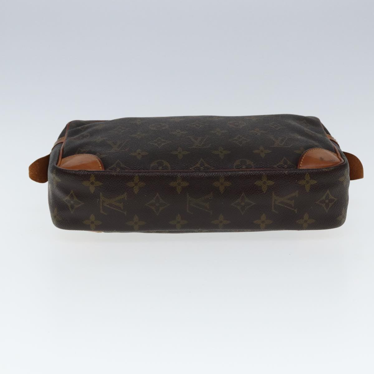 Louis Vuitton Compiegne 28 Brown Canvas Clutch Bag