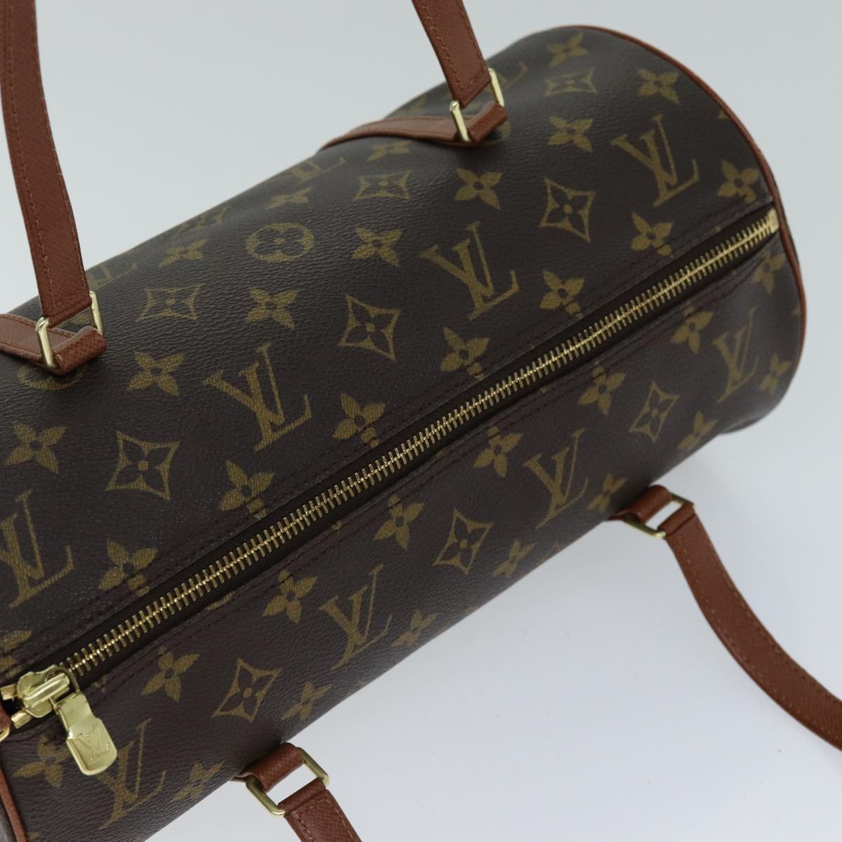 Louis Vuitton Papillon 30 Brown Canvas Handbag