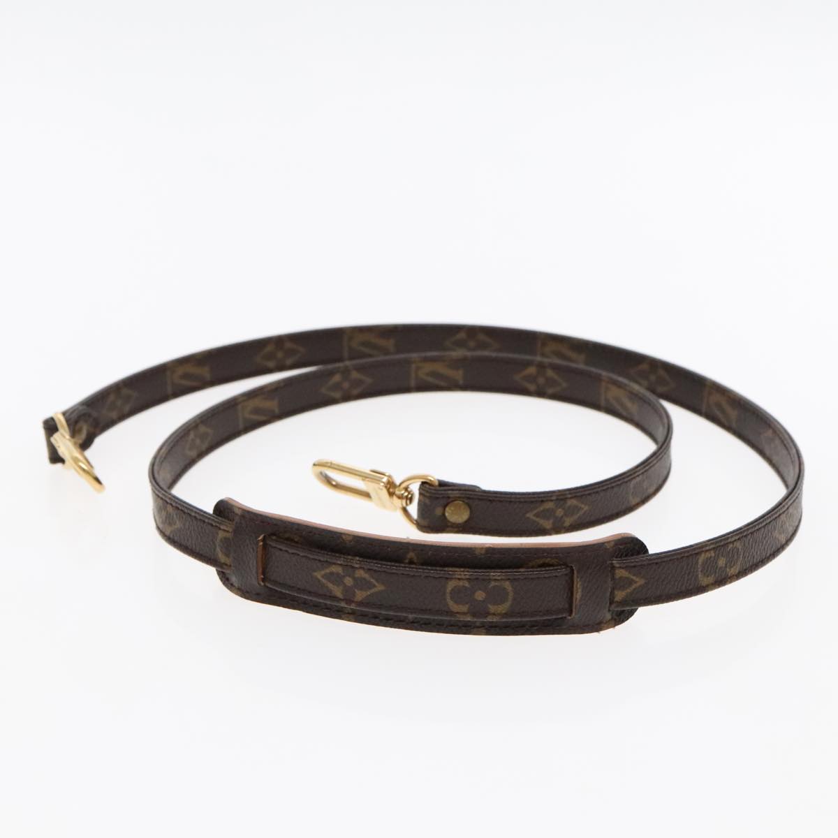 Louis Vuitton Shoulder Strap Brown Canvas Bag Jewelry